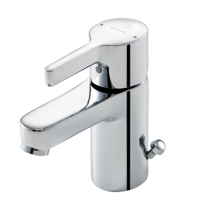 科勒水龙头齐悦单孔洗脸台盆浴室柜龙头冷热水龙头铜K-R16098T