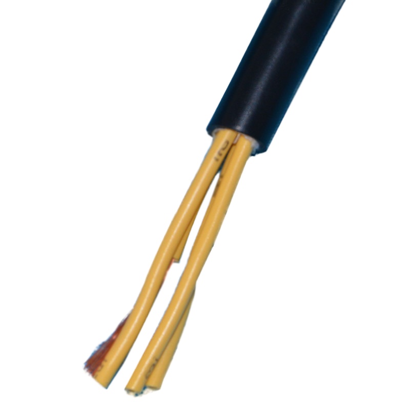 北建整体阻燃105度黑护套线ZB-VVR 2×4 100米/盘 定做 1盘