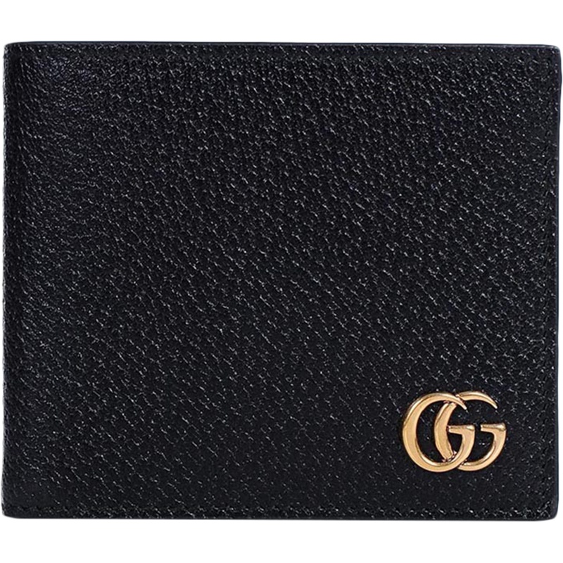 GUCCI 古驰 男士 GG Marmont系列牛皮短款钱包钱夹 428726 DJ20T