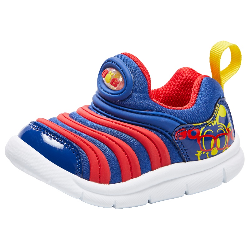 BOBDOG house 巴布豆2019春秋新款儿童毛毛虫童鞋男童运动鞋女童学步鞋