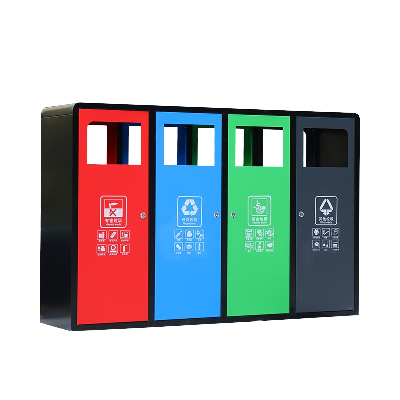 户外多分类垃圾桶室外