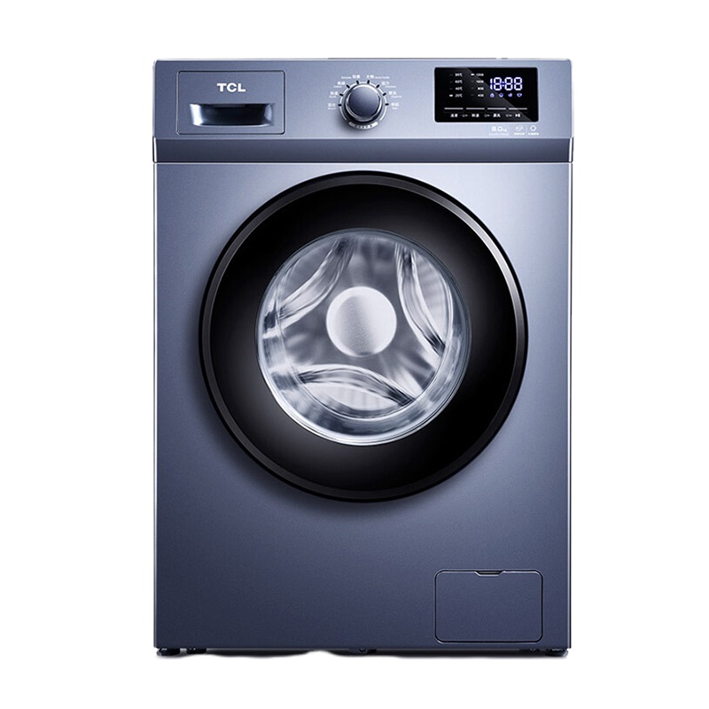 (HD)TCL XQG80-P600B 8公斤 变频滚筒 洗衣机 (计价单位:台)星云蓝