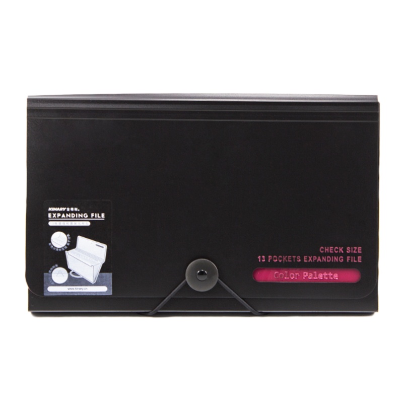 金得利（KINARY）DC303113格增值税发票包专业财务票据收纳包颜色随机