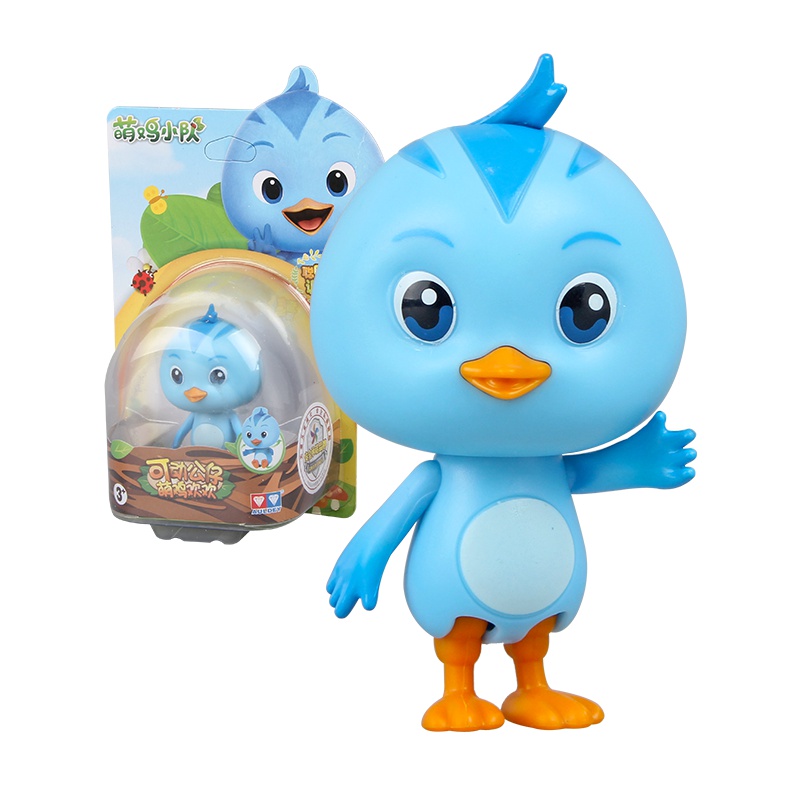 奥迪双钻(AULDEY)萌鸡小队迷你可动公仔萌鸡欢欢儿童玩偶男孩女孩玩具
