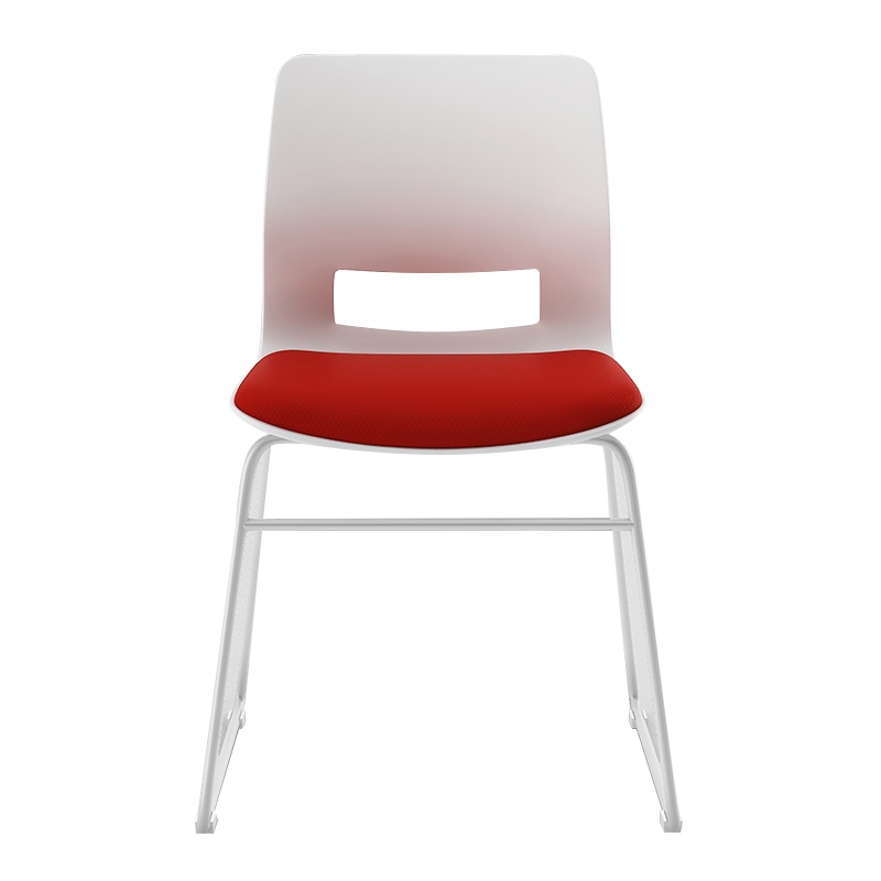 DXBG培训会议椅简约职员会客弓形洽谈桌椅子无扶手会议室靠背办公椅子