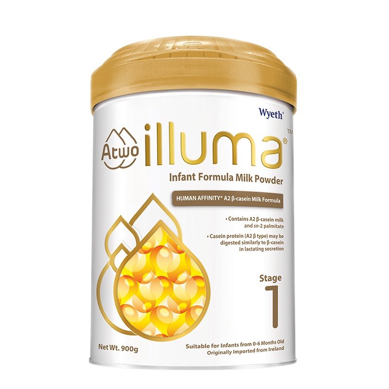 Wyeth惠氏 未来版启赋A2蛋白配方婴幼儿奶粉儿童奶粉 1段 0-6月 900g/罐 爱尔兰进口