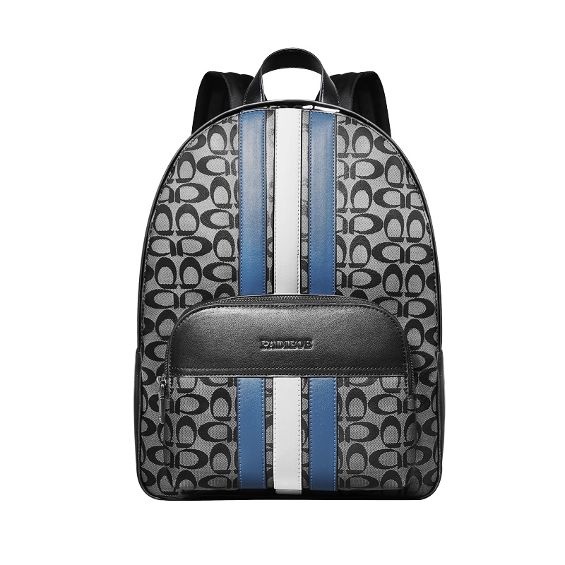 [顺丰配送]双肩背包男潮流旅行双肩包潮牌电脑包男旅行包男书包时尚潮流男士背包男士双肩包男真皮SJ214679H