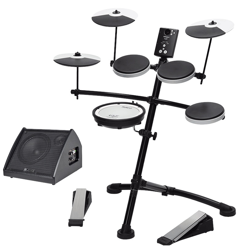 罗兰（Roland）电子鼓TD1KV 电鼓架子鼓成人儿童初学者入门便携式爵士鼓+音箱套装