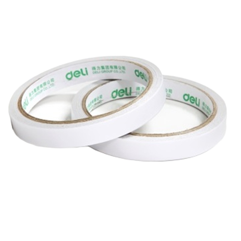 得力(deli) 30401 高粘性棉纸双面胶12mm*10y 24卷/袋