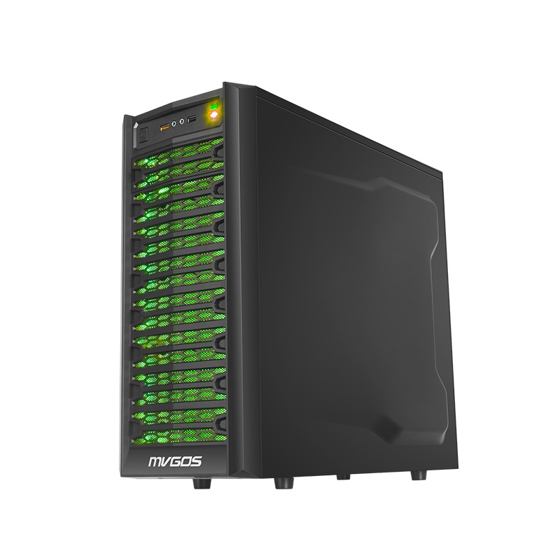 魔法师(MVGOS)游戏台机电脑吃鸡主机烈焰K751(i7-7700 8G 128G+1T GTX1050Ti)