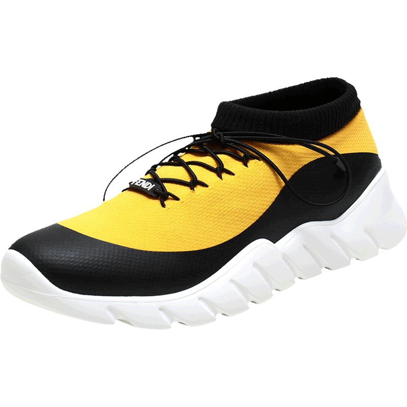 FENDI 男士SNEAKER系列织物/聚氨酯涂层休闲鞋运动鞋 7E1270 A8PJ