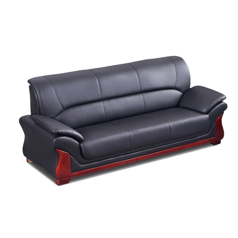 DYUANS 东原沙发皮沙发会客厅接待沙发贵宾室沙发三人位DYS03B