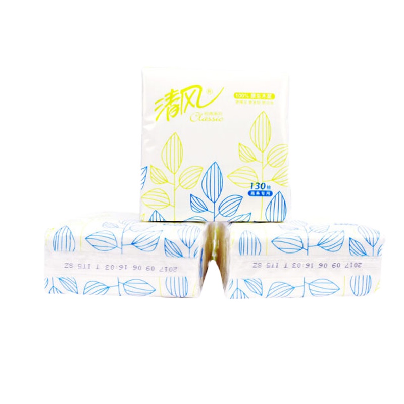 清风 BREEZE BR13A 抽纸 正方形 130抽 96包/箱 1箱装