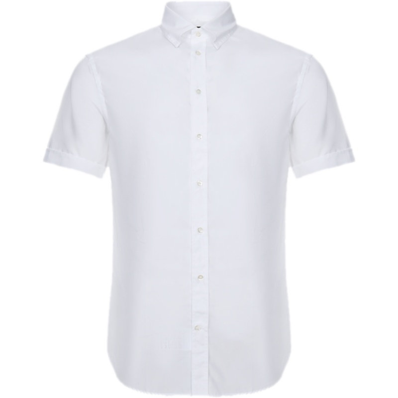 EMPORIO ARMANI 阿玛尼 男款棉质短袖衬衫 51CM1M 511F1