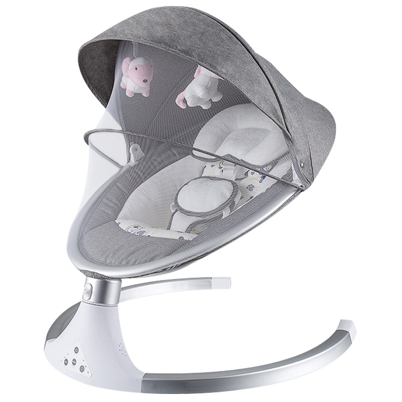 弘拜 智能摇篮床多档摇摆 宝宝摇椅 音乐哄娃神器 婴幼儿BB电动摇摇椅 新款智能蓝牙电动摇篮婴儿床