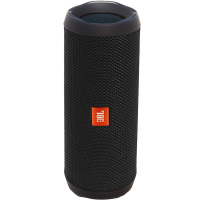 JBL Flip4 音乐万花筒4 蓝牙小音箱 音响 低音炮 防水设计 支持多台串联 便携迷你音响 音箱 爵士黑