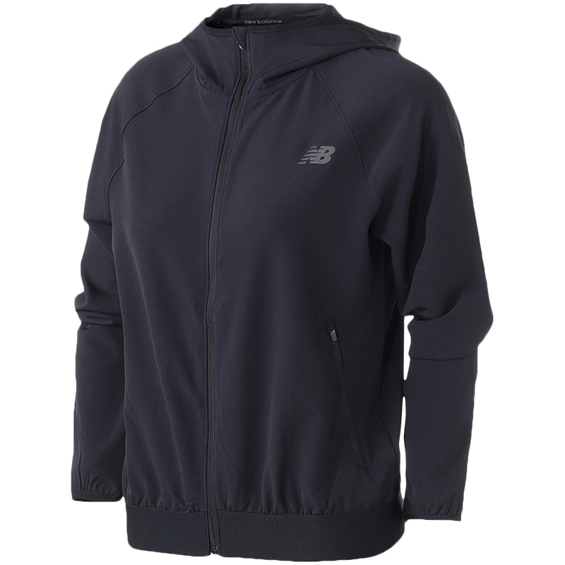 New Balance/NB女装外套梭织防风运动休闲夹克AWJ83133 L AWJ83133-BK黑色
