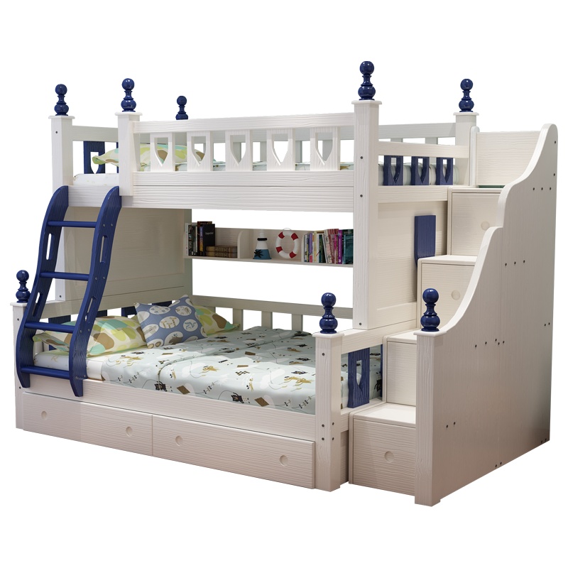 爱家生活高低床全实木上下床双层两层床大人儿童床上下铺子母床