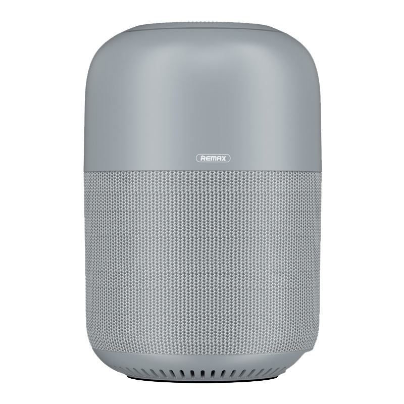 REMAX 布艺桌面蓝牙音箱 灰色 无线蓝牙音箱大音量手机迷你便携式户外小型钢炮家用音响车载超重低音炮微信收钱支付语音