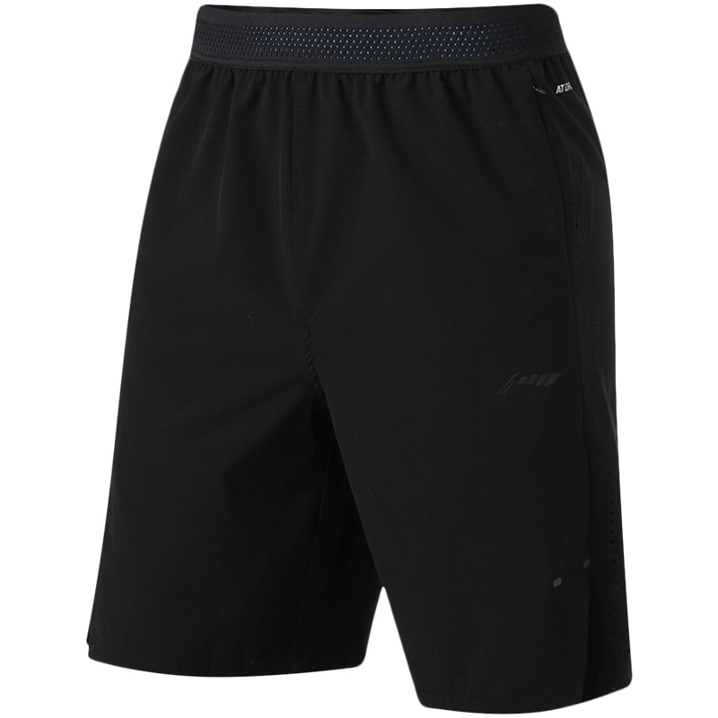 李宁男子训练系列运动短裤AKSN615-1