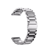 适用于华为Watch GT智能手表带通用Dream/Magic 2不锈钢替换带男运动防水腕带金属男女商务表带精钢表链非原装