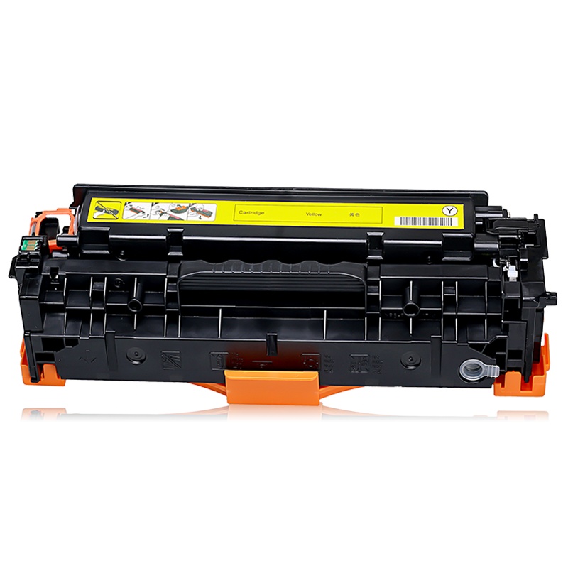格然 惠普CC532A黄色硒鼓适用HP2020 CP2025n碳粉盒CP2025dn CP2025x 304A打印机墨盒