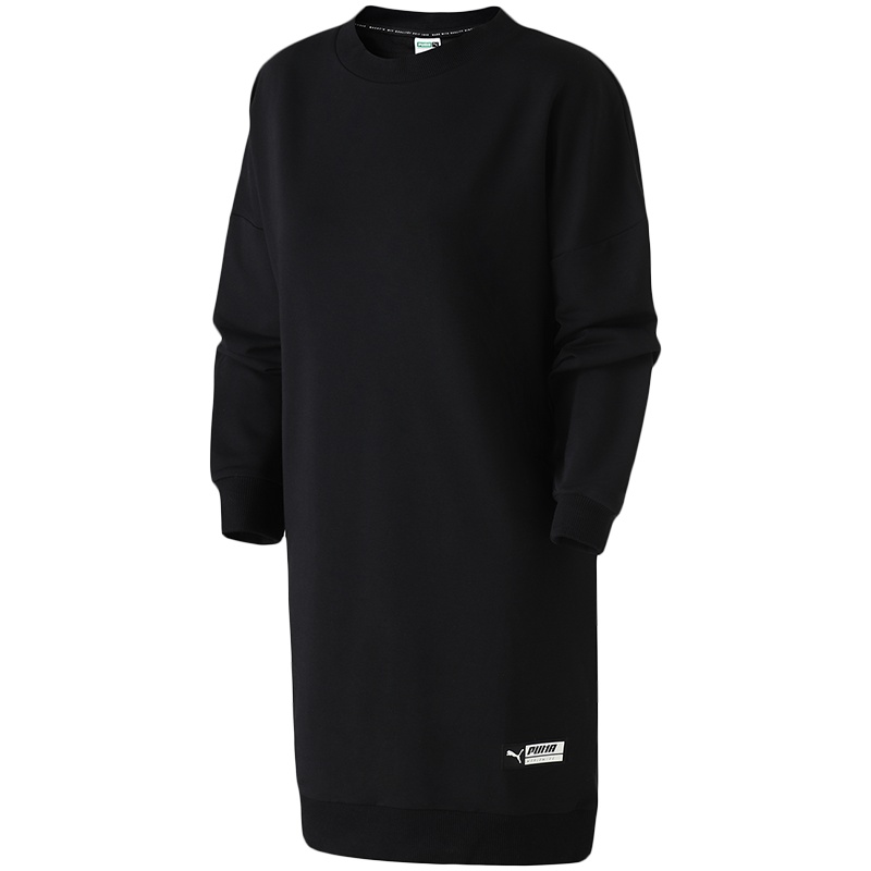 .PUMA彪马女装运动服休闲圆领套头衫卫衣连衣裙579130