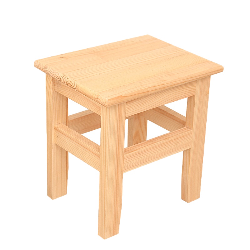 符象木质椅小木凳板凳家用大人结实儿童小方凳子靠背矮凳多功能木头凳