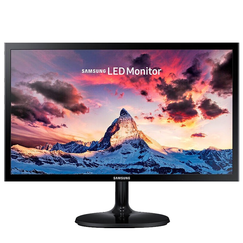 三星(SAMSUNG)S24F350FHC 23.5英寸微边框 HDMI高清接口 爱眼认证 可壁挂 液晶电脑显示器