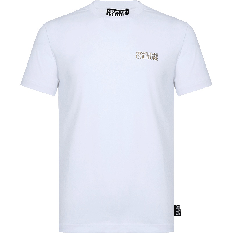 VERSACE JEANS 范思哲 男士棉质圆领短袖T恤 B3GUA7TI 36620