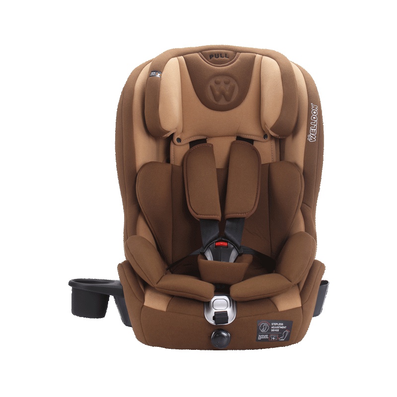 Welldon惠尔顿儿童安全座椅汽车9个月-12岁isofix婴儿宝宝酷睿宝公主粉