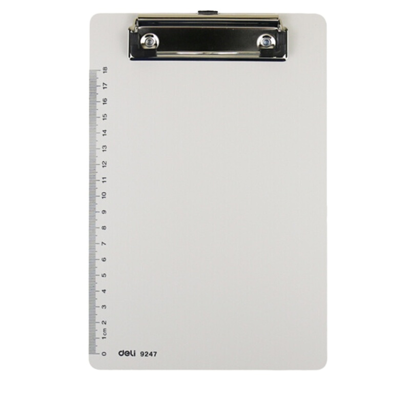 得力9247板夹A5(白)(只)