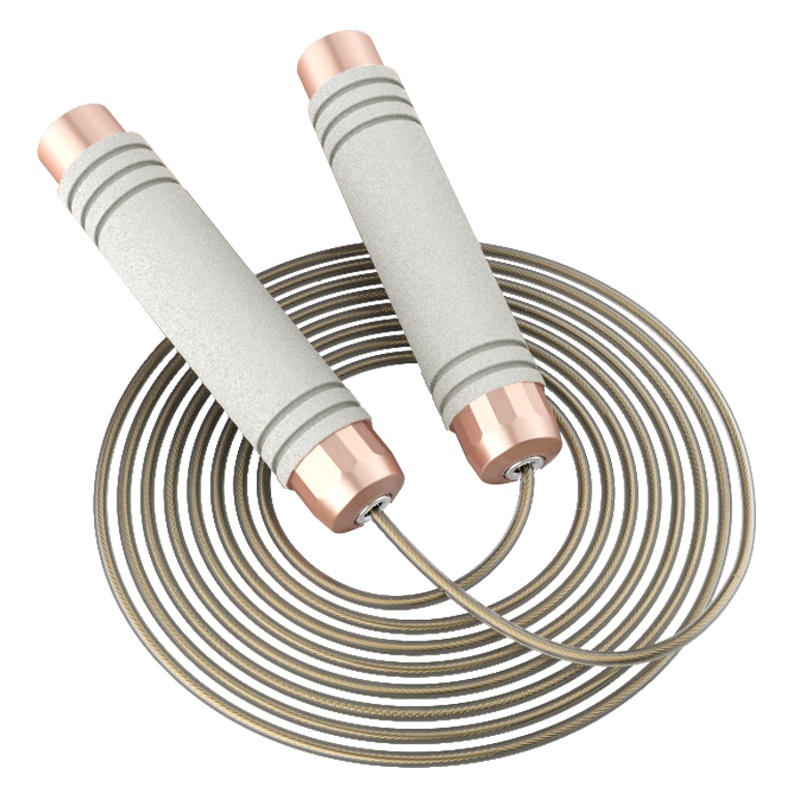 跳绳健身减肥运动燃脂计数器成人专用儿童学生中考钢丝负重专业绳