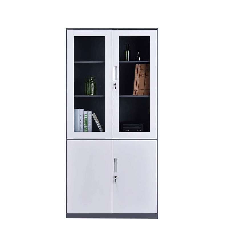 鑫虎威 拆装套色办公文件柜铁皮柜钢制办公柜带锁凭证柜