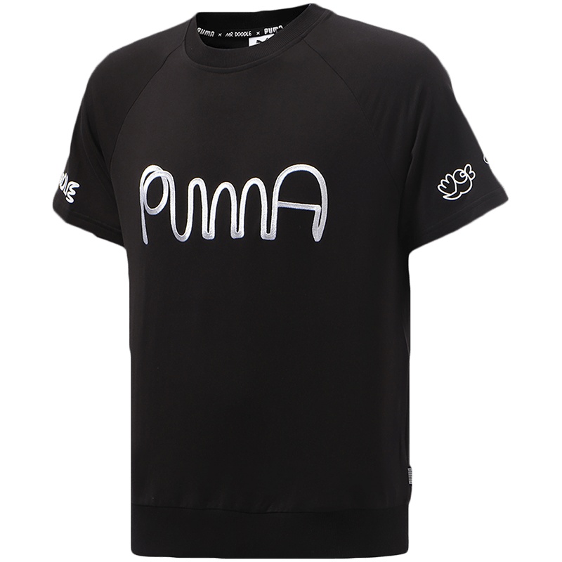 PUMA黑标男装 MR DOODLE SS CREW运动服休闲短袖T恤