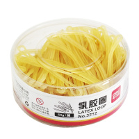 得力 3212 橡皮筋 50g/筒 10筒装