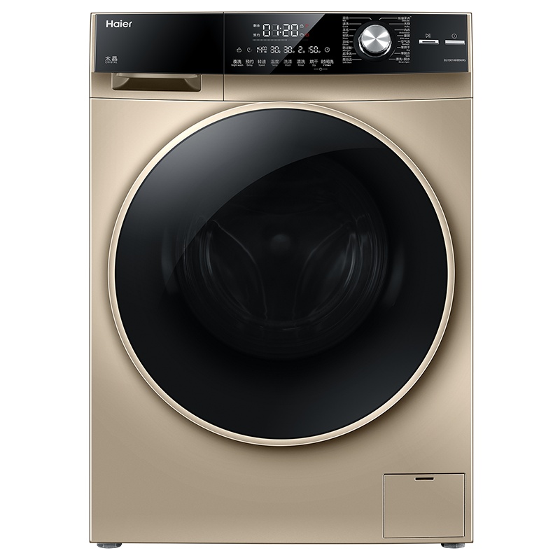 海尔(Haier)10公斤 大容量 直驱变频 滚筒洗衣机 全自动家用 蒸汽除菌 洗烘一体 EG10014HB969G