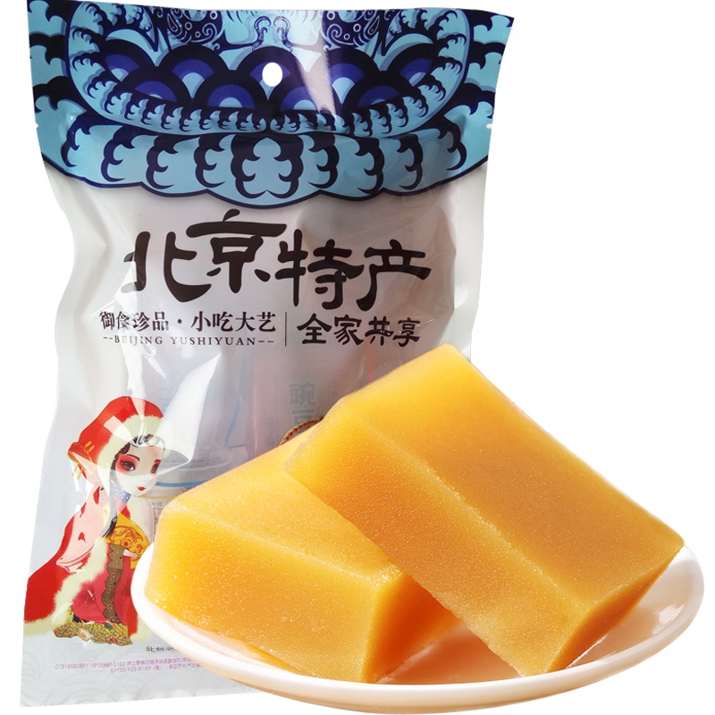 御食园 豌豆黄400g 老北京特产传统小吃 宫廷糕点休闲零食独立小包