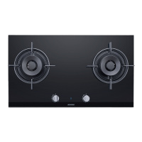 西门子(Siemens)JZT-ER8SR231MP 5.2KW 9段火力调节 灶具 安全熄火报警 烟灶联动 黑