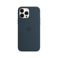 iPhone 13 Pro Max 专用 MagSafe 硅胶保护壳 - 深邃蓝色 MM2T3FE/A