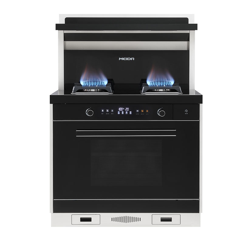 JJZT-6681ZK( 2RR-12T-)美大F6ZK蒸烤一体机 侧吸下排抽油烟机燃气灶 天然气/液化气 集成灶