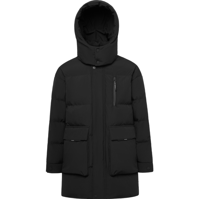 波司登男羽绒服可脱卸帽中长款新款保暖冬季外套