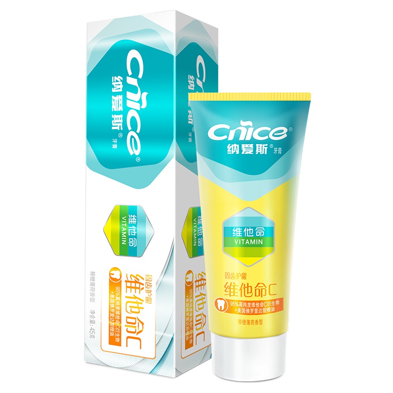 纳爱斯维他命C牙膏45g
