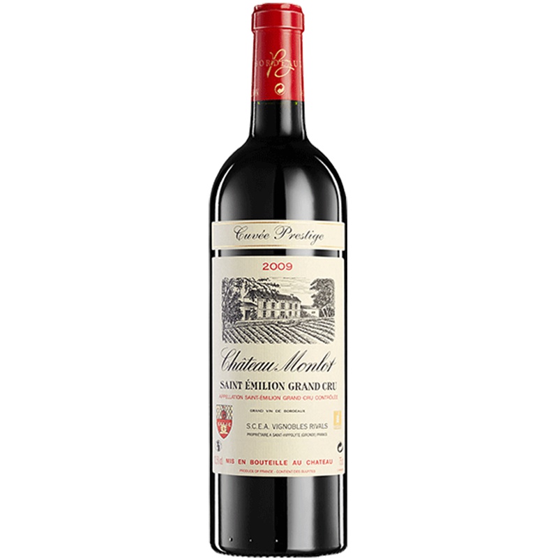 赵薇梦陇酒庄红酒单支装 法国原装进口城堡酒窖特酿2009干红葡萄酒750ml