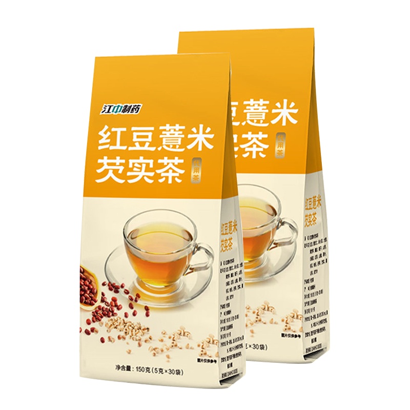 江中红豆薏米芡实茶150g/盒×2盒