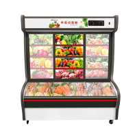 华美(Huamei)LCD-1800J 1.8米深底双温麻辣烫冒菜商用展示柜冰柜冷柜 冷藏冷冻串串烧烤立式点菜柜