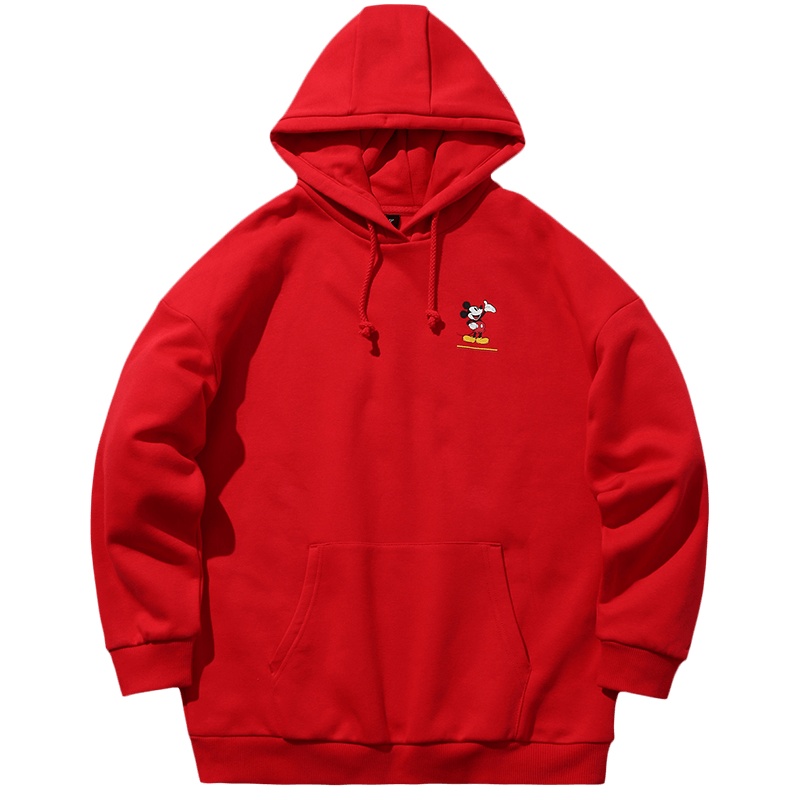 李宁迪士尼米奇联名款女子套头连帽卫衣AWDP756-2...