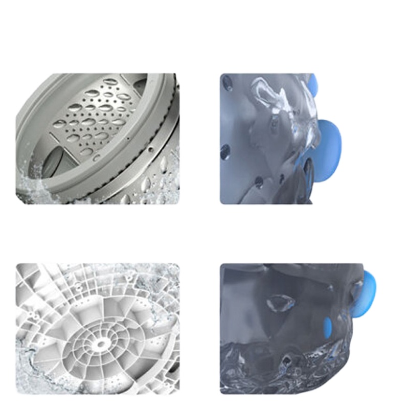 美的 波轮洗衣机全自动 9KG大容量 专利免清洗内桶 DIY自编程随心调节 MB90VN13