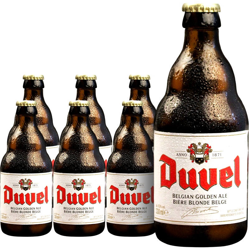 督威啤酒 比利时进口 啤酒 黄金艾尔 精酿啤酒 330ml*6瓶装