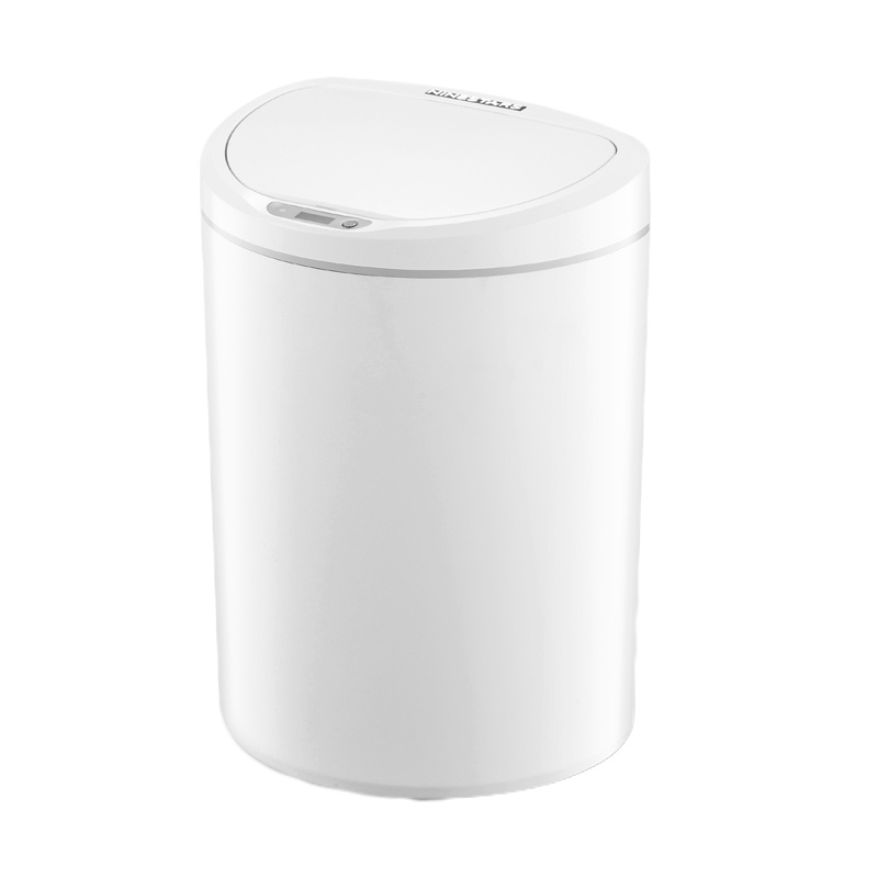 纳仕达 DZT-8-29S 自动感应垃圾桶客厅卧室卫生间智能塑料垃圾桶 极地白充电电池款8L